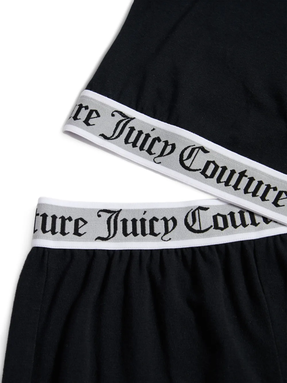 Juicy Couture Kids Pyjama met logoprint Zwart