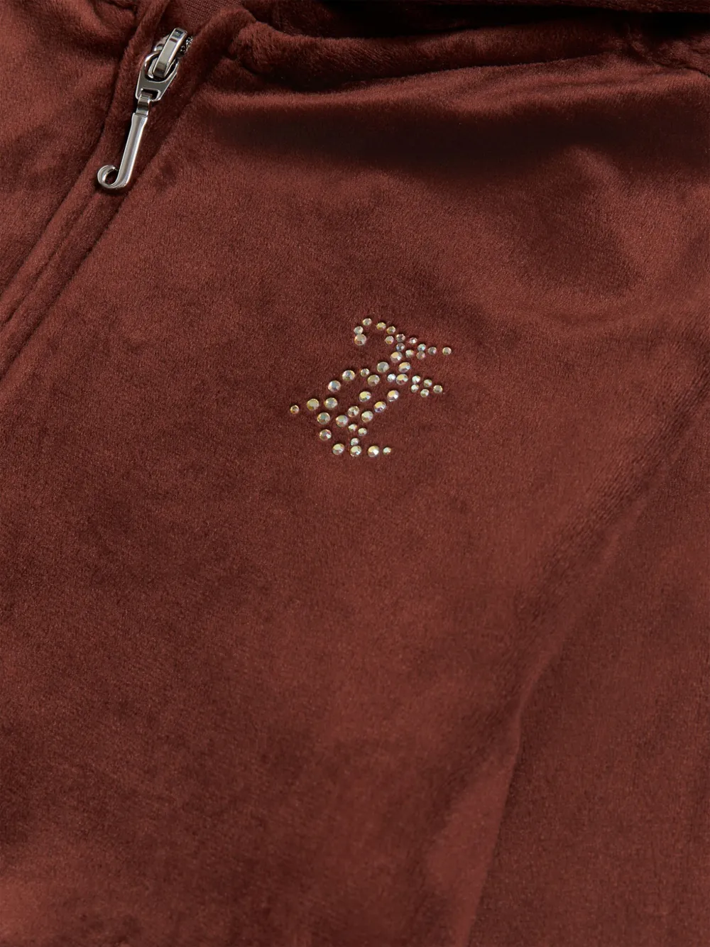 Juicy Couture Kids Trainingspak met verfraaiing Bruin
