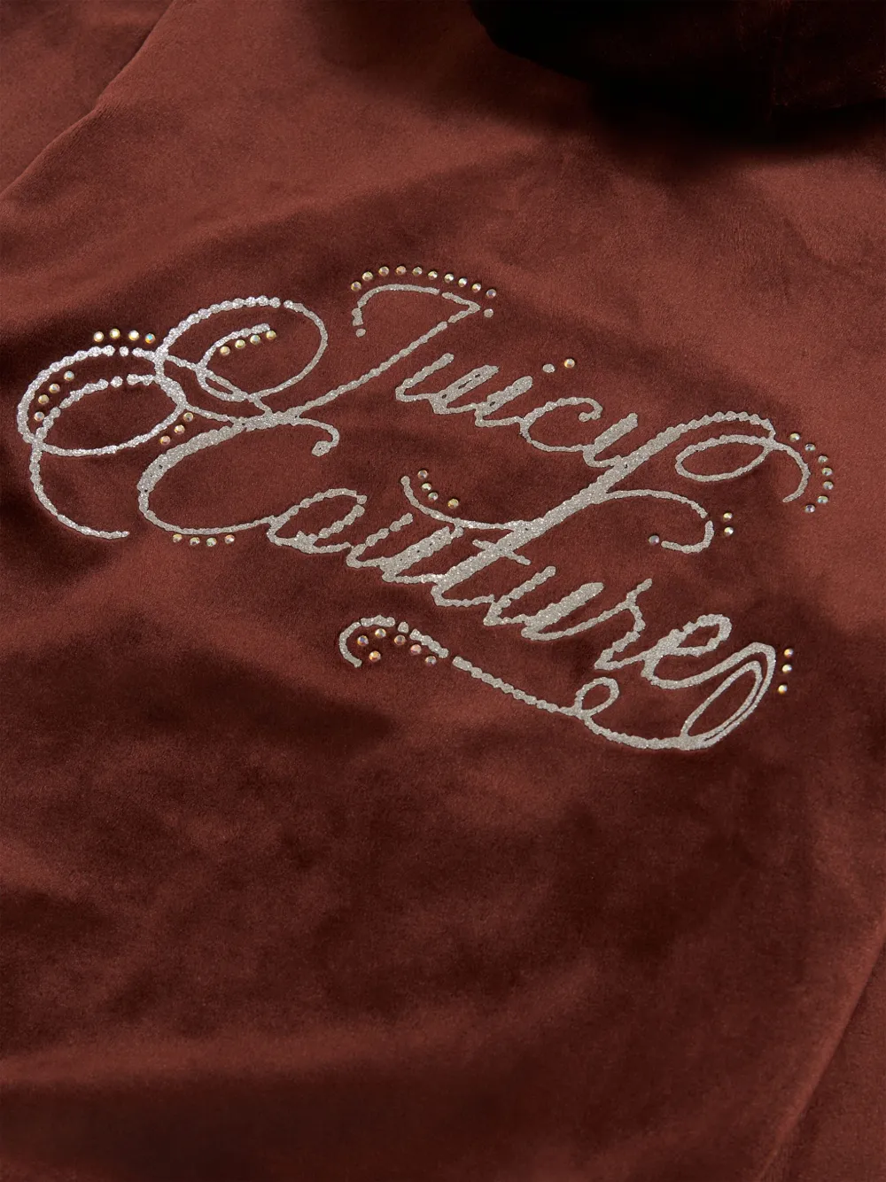 Juicy Couture Kids Trainingspak met verfraaiing Bruin