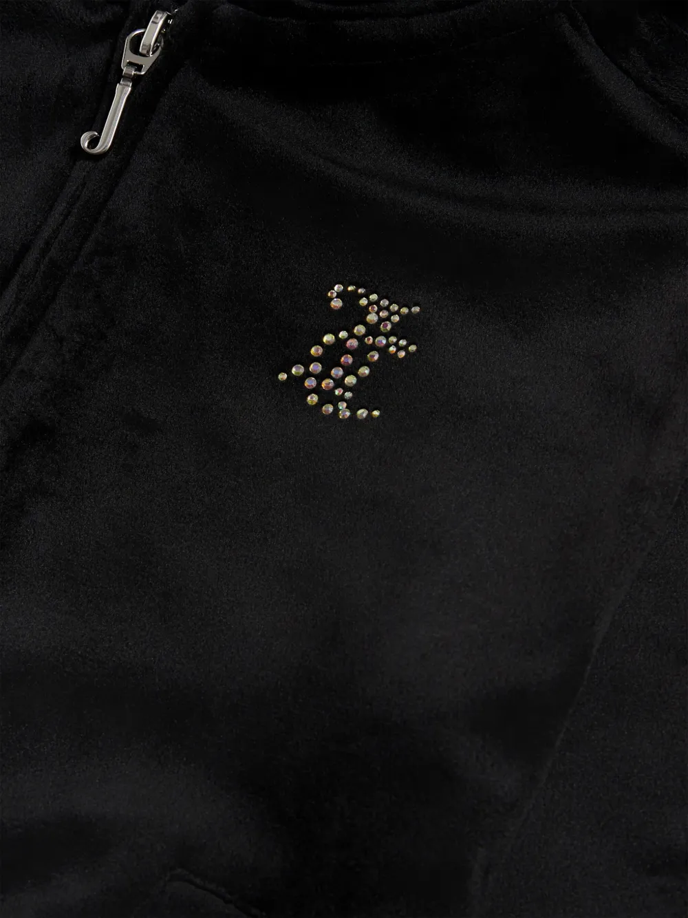 Juicy Couture Kids Trainingspak met verfraaiing Zwart