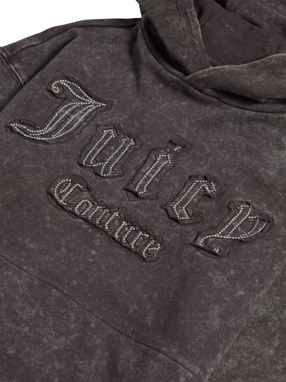 Juicy Couture Kids Hoodie verfraaid met logo en capuchon Grijs