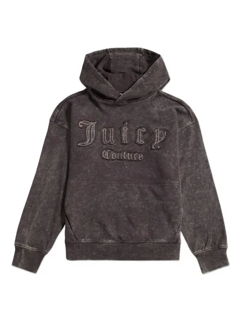 Juicy Couture Kids hooded embellished-logo hoodie