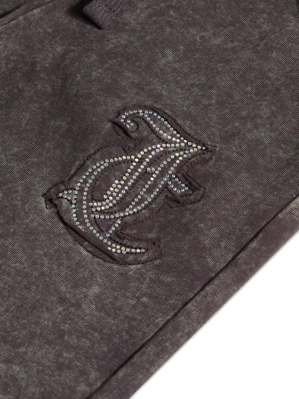 Juicy Couture Kids Broek met opgestikte zak en logopatch Grijs