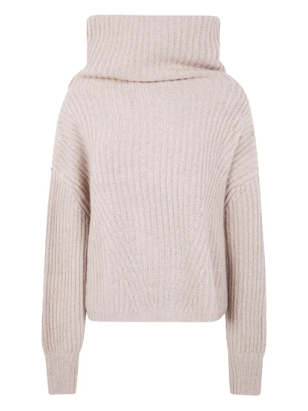 Kujten Yumi Ribbed Turtleneck Sweater Neutrals FARFETCH SG