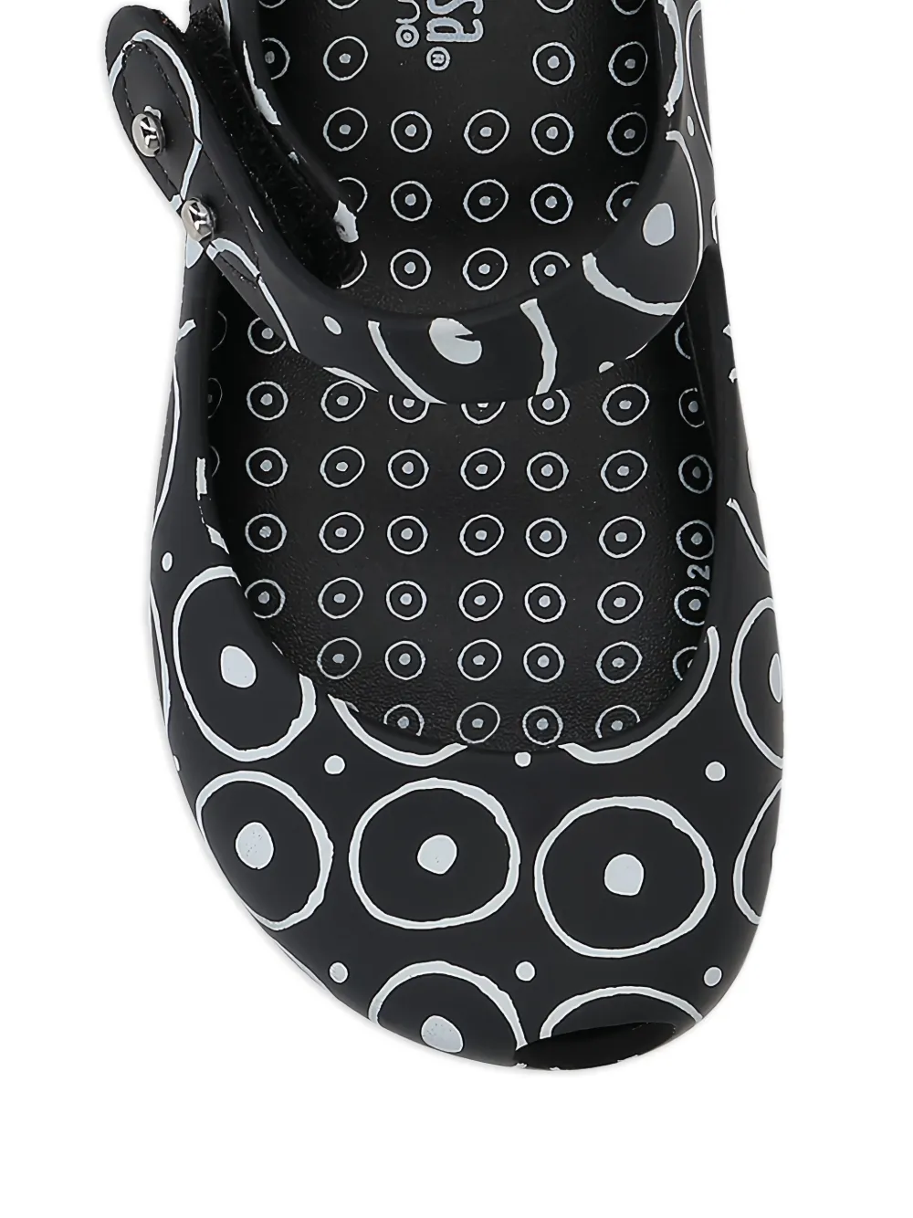 Melissa x 10 CORSO COMO grafische print sandalen Zwart