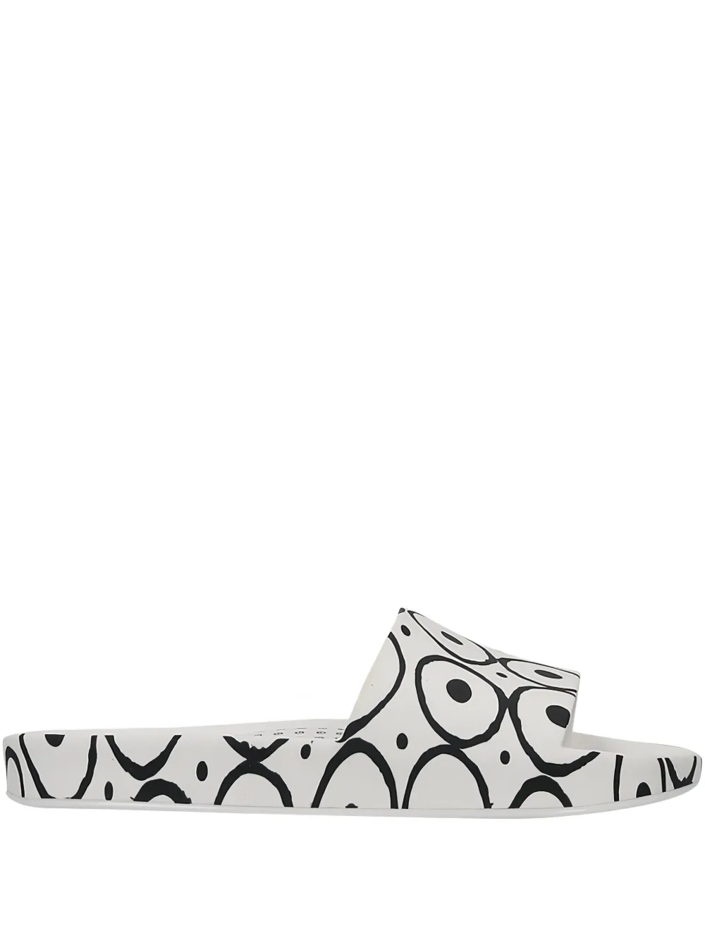 Melissa x 10 Corso bubbles-print slides White