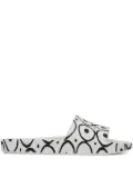 Melissa x 10 Corso bubbles-print slides - White