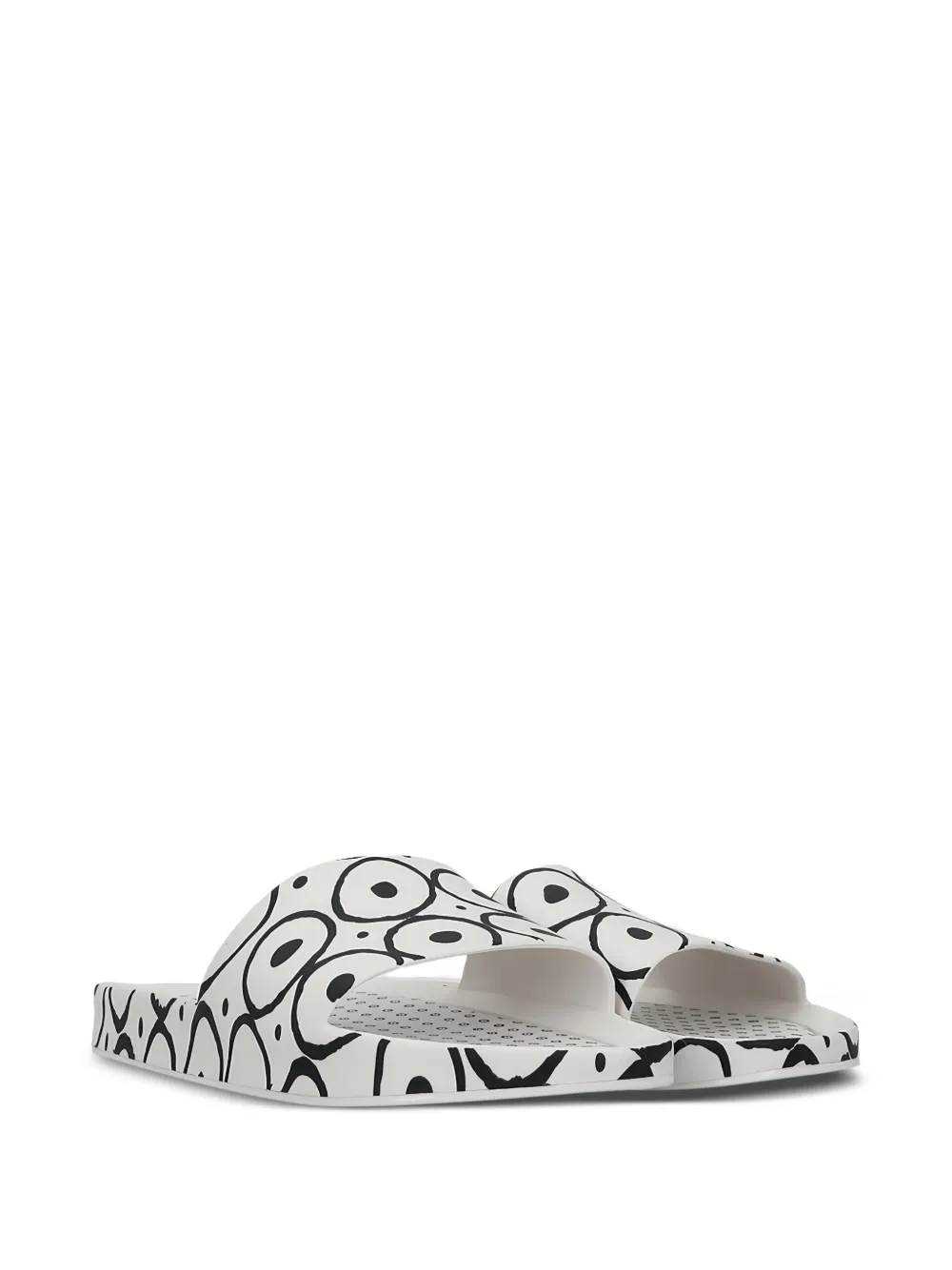 Melissa x 10 Corso bubbles-print slides White