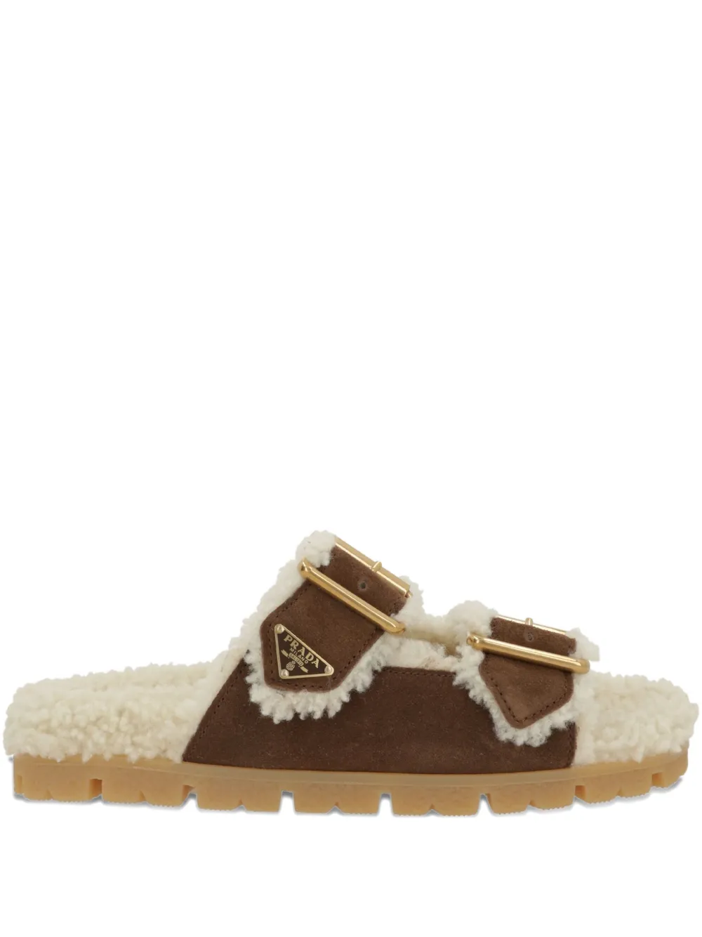 Prada buckle-detail sandals Bruin