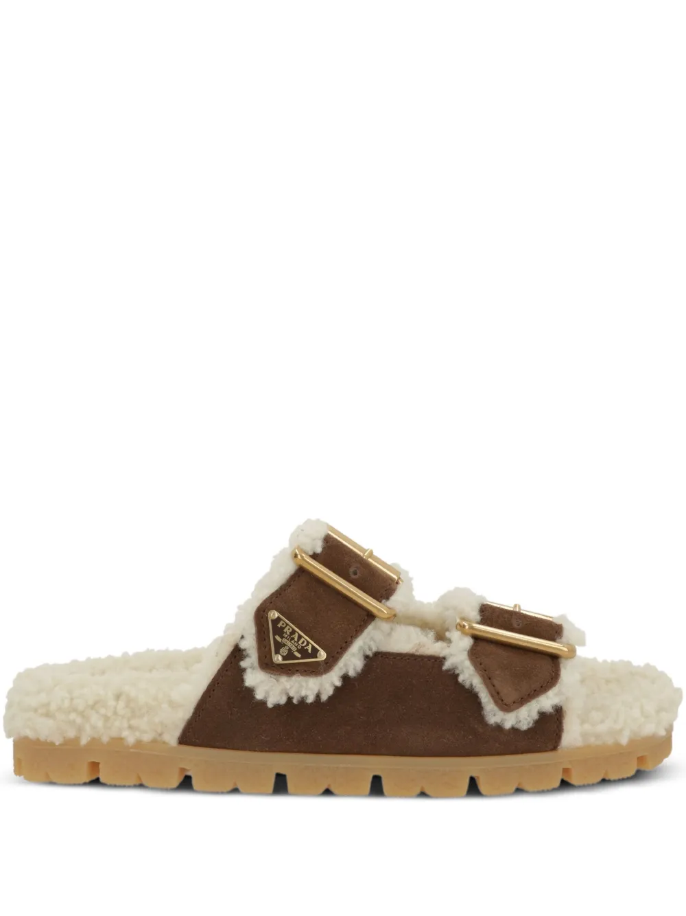 Prada buckle-detail sandals Bruin