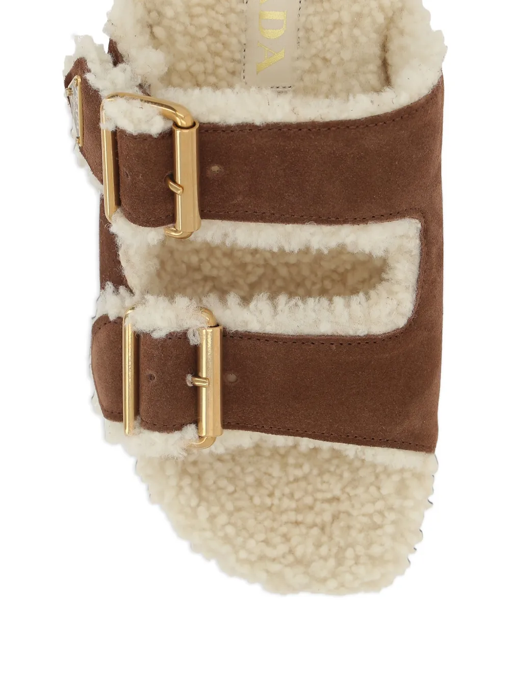 Prada buckle-detail sandals Bruin