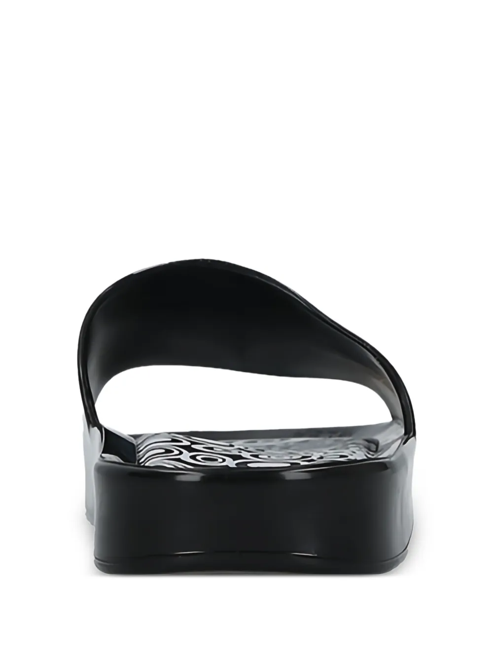 Melissa x 10 CORSO COMO logo-print slides Black