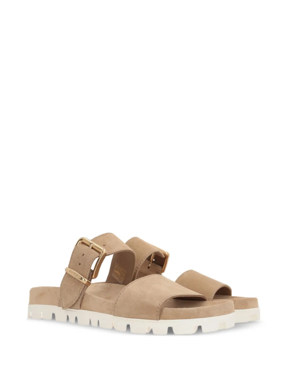 Miu Miu buckled-strap suede sandals | Flat Sandals | Image 2