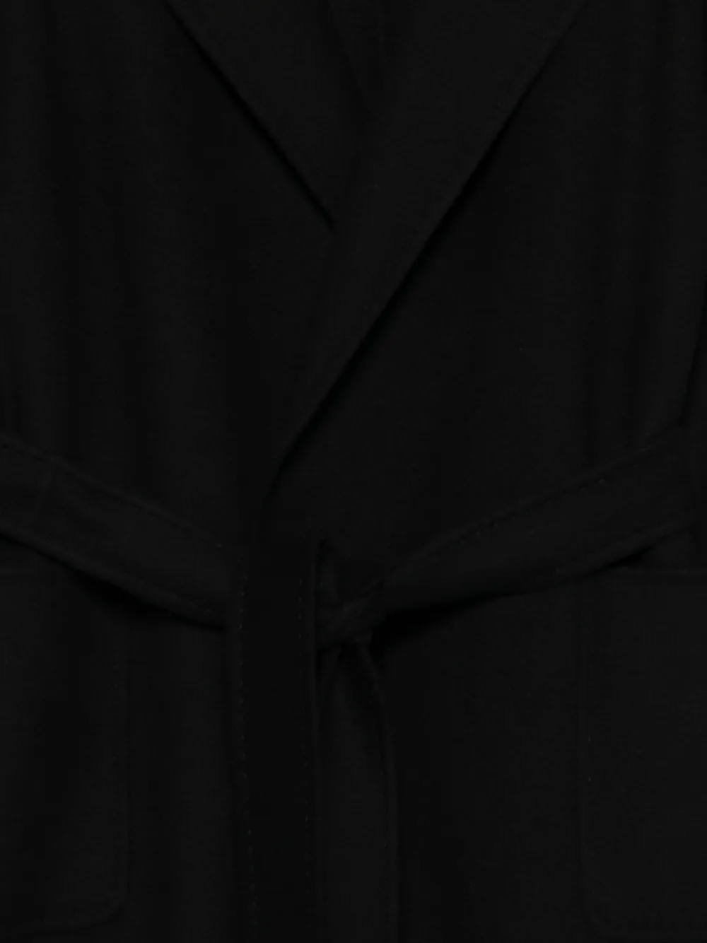 Arma Suza Wool Coat In Black