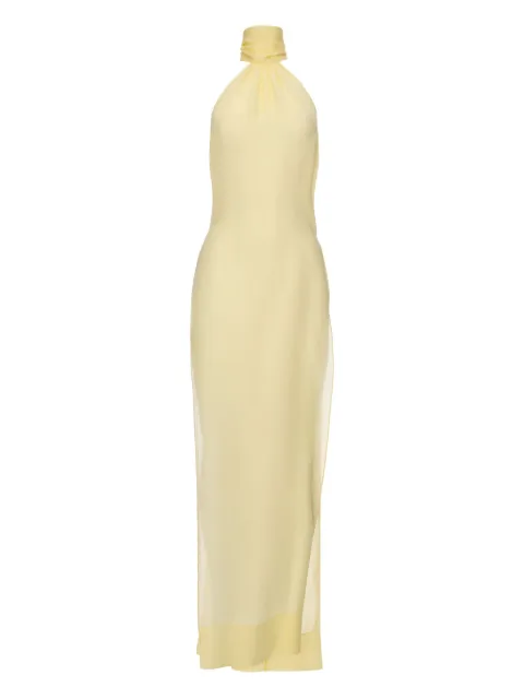 IL VOLO Erin bow-halter top