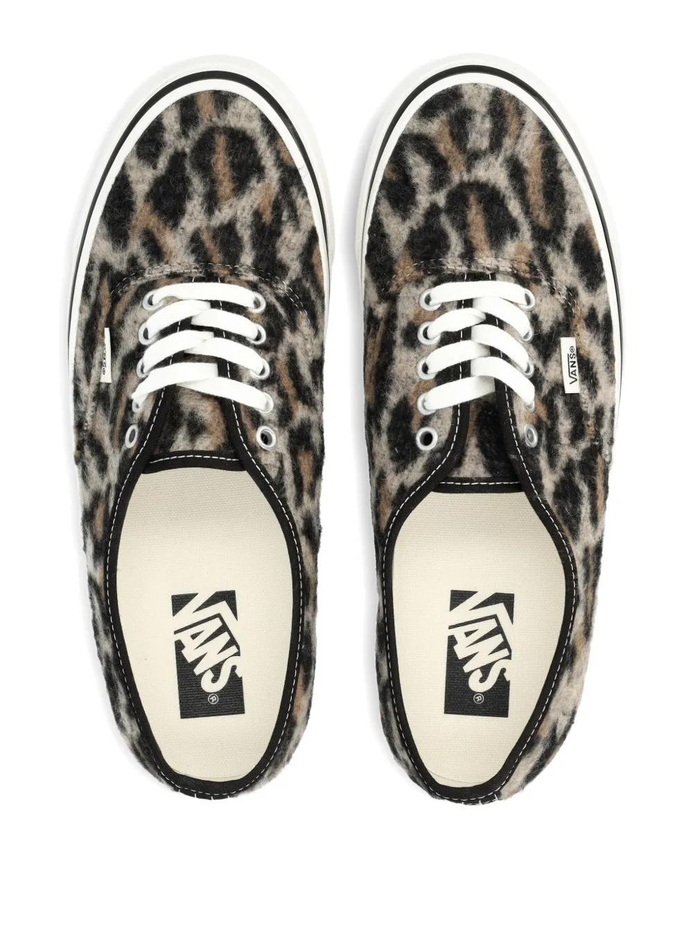 Vans LX Authentic 44 leopard-print sneakers Black