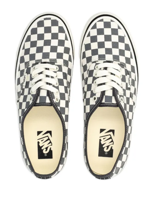 Vans LX Authentic 44 Checkerboard Sneakers White FARFETCH IN