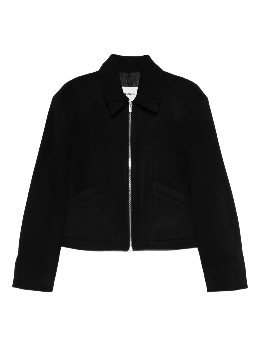 TONYWACK zip-front patch-pocket jacket | Black | Image 1