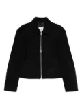 TONYWACK zip-front patch-pocket jacket - Black