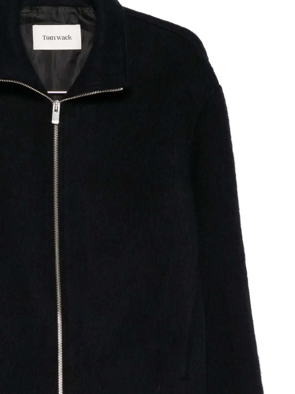 Tonywack Zip-front Jacket In Black