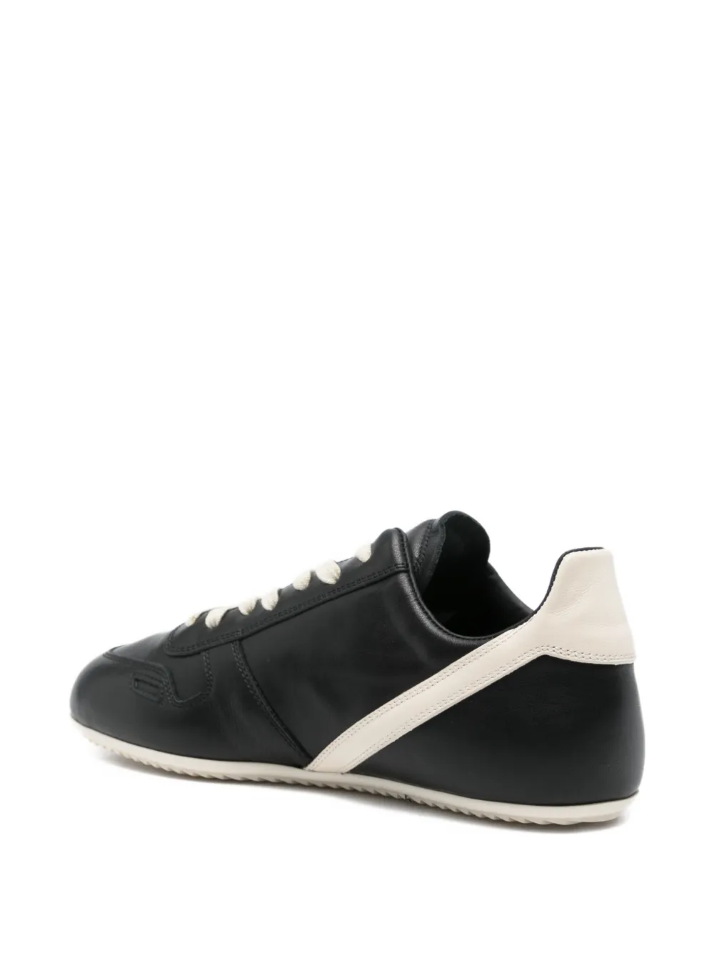 Rick Owens leather sneakers Black