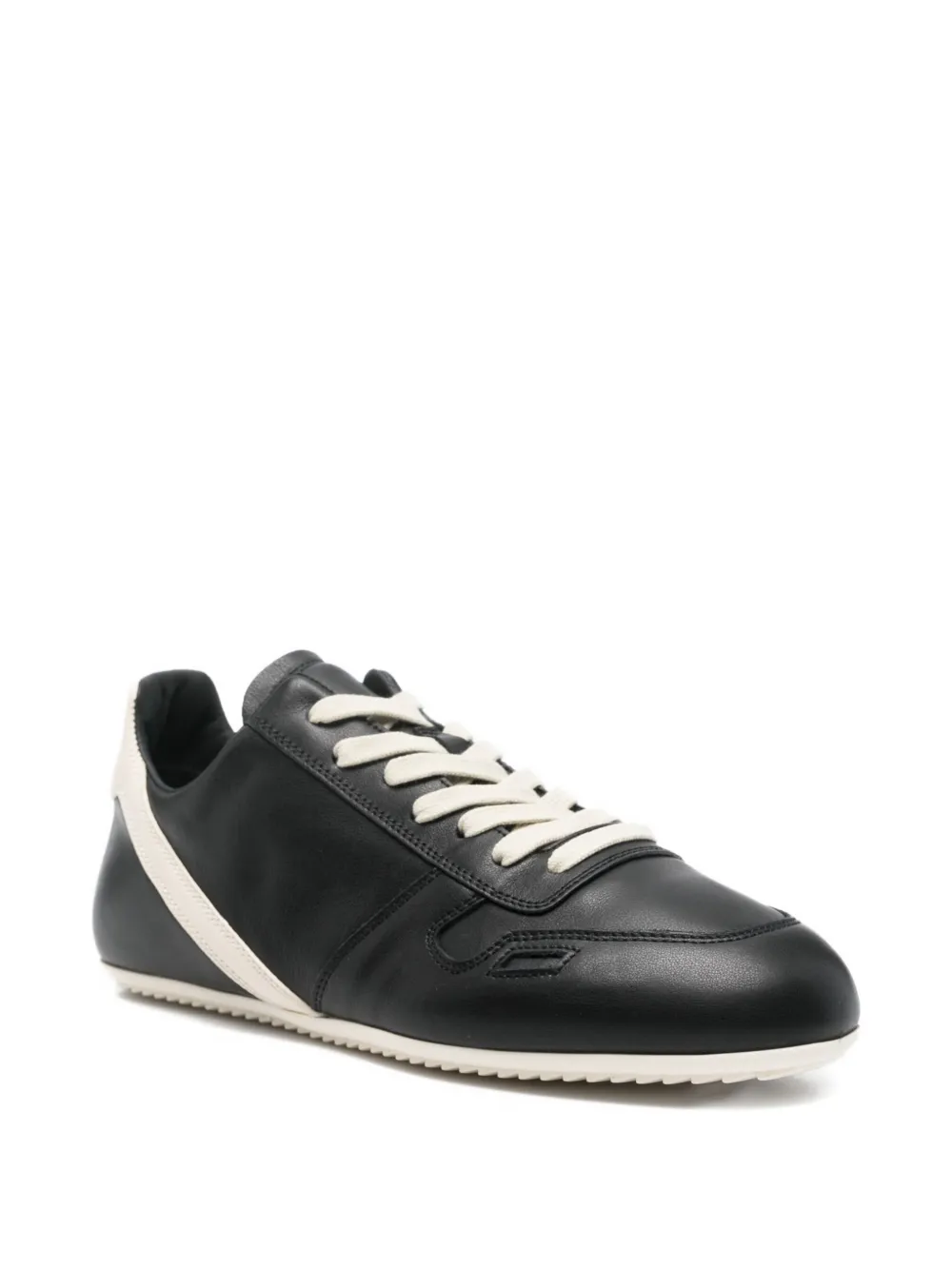Rick Owens Leren sneakers - Zwart