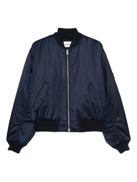 TONYWACK zip-front patch-pocket bomber jacket