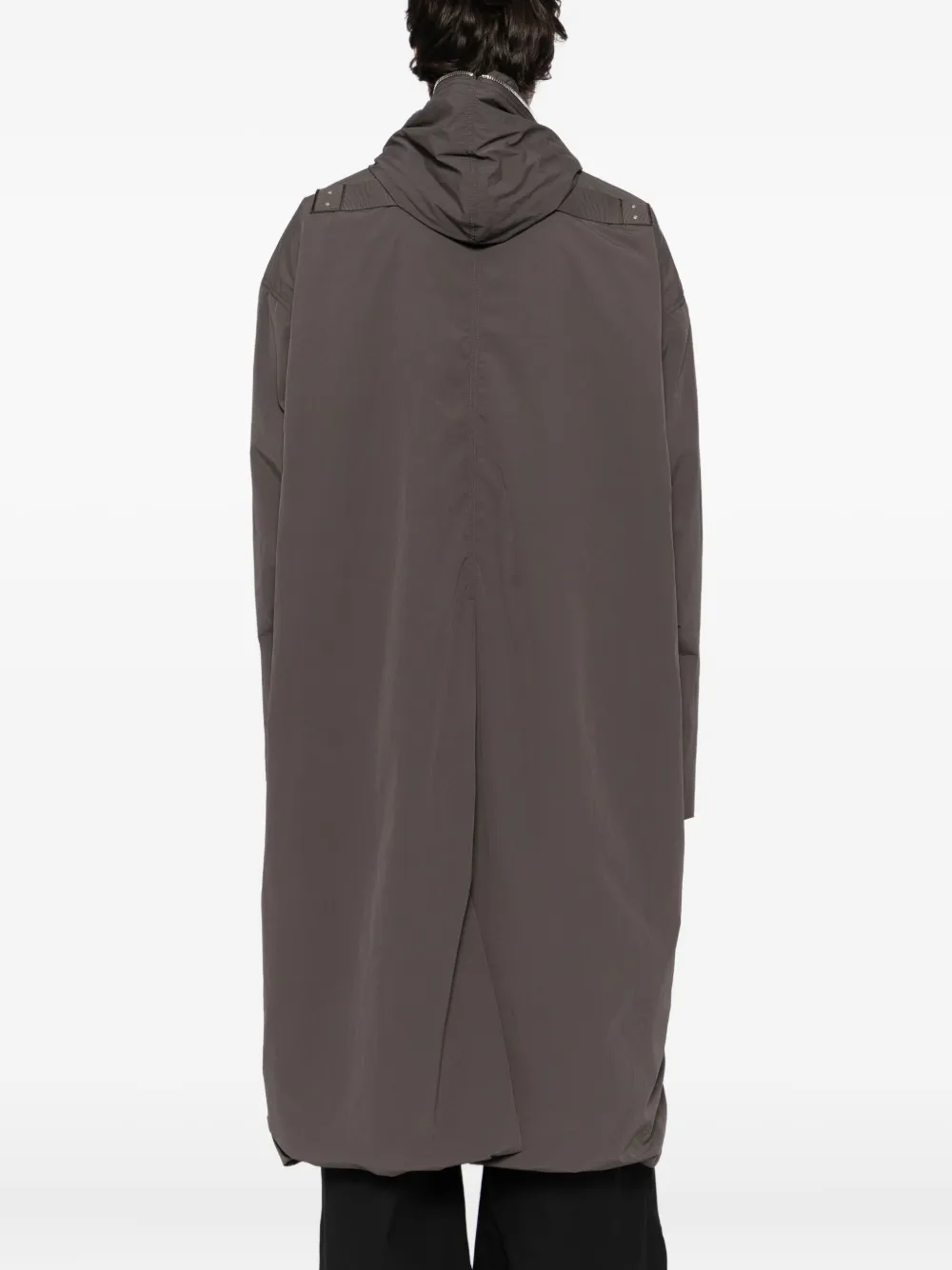 Rick Owens Gimp Mac Coat In Gray
