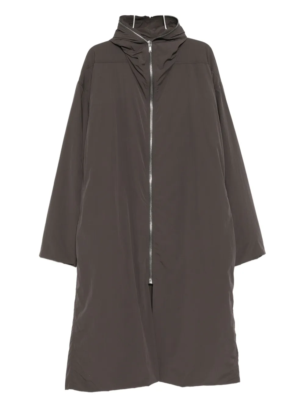 Rick Owens Gimp Mac Coat In Gray