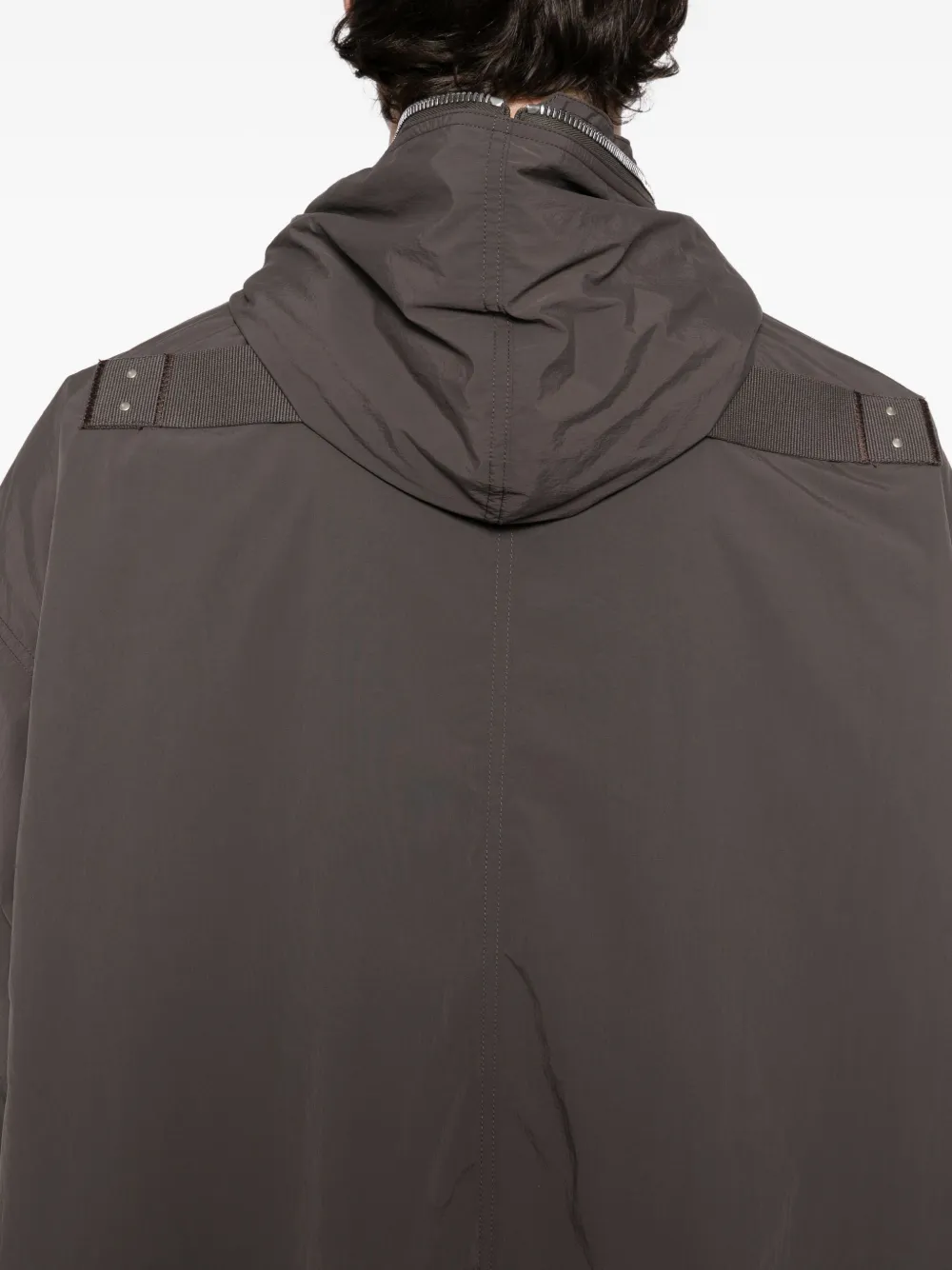 Rick Owens Gimp Mac Coat In Gray