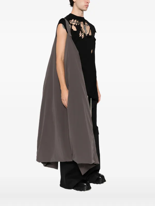 Rick Owens Gimp Mac Coat | Grey | FARFETCH