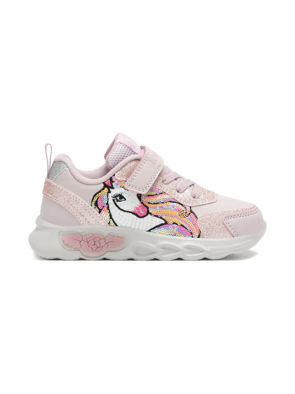 Lelli Kelly Christina Embroidered-unicorn Sneakers In Pink