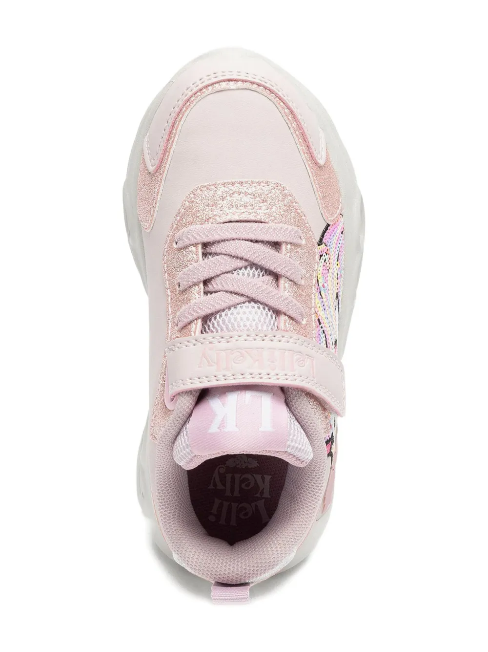 Lelli Kelly Christina Embroidered-unicorn Sneakers In Pink