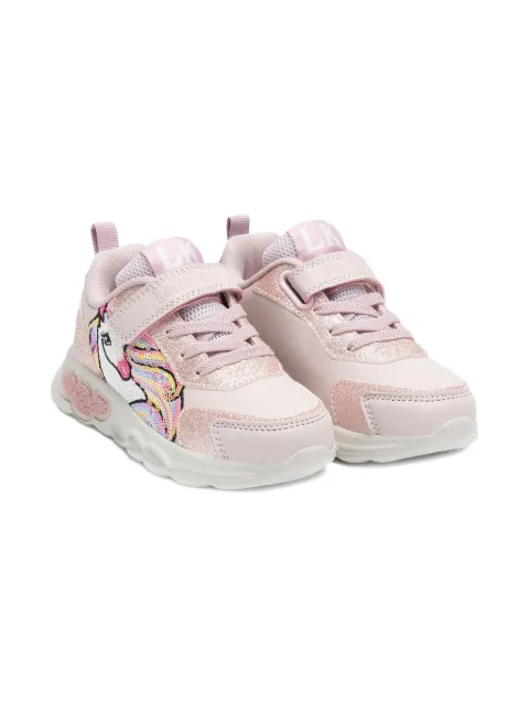 Lelli Kelly Christina embroidered-unicorn sneakers