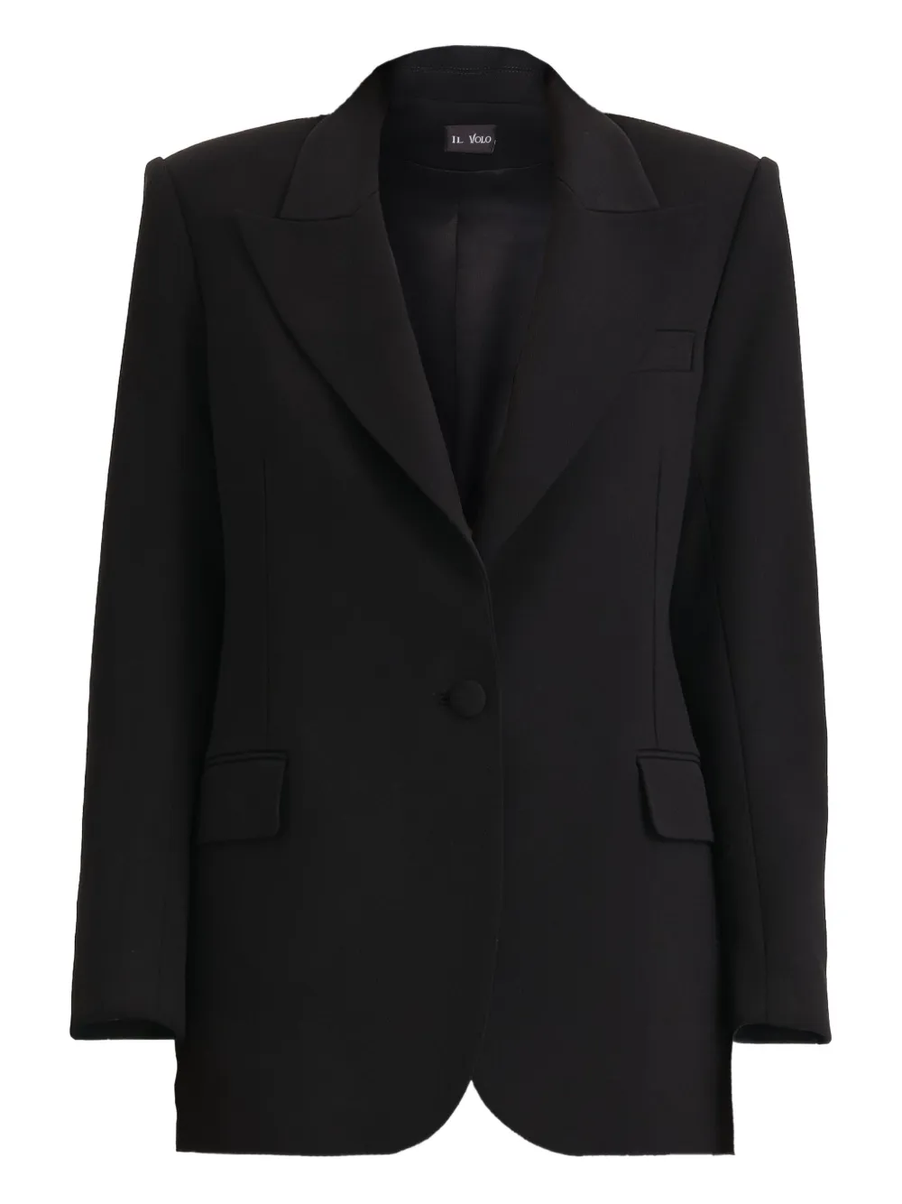 Il Volo Naya Buttoned Blazer In Black