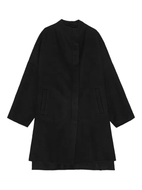 REMAIN DRAPY draped wool coat