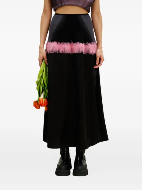 PH5 needle-punch ruffled skirt