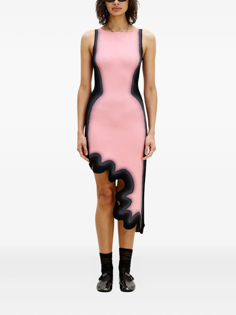 PH5 Aster midi dress - Zwart