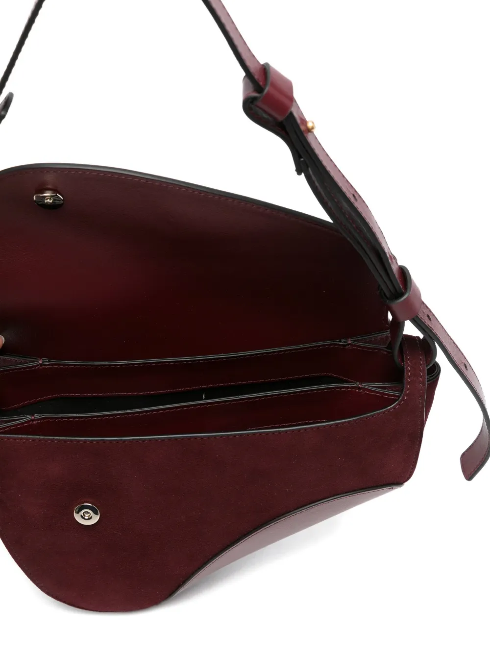 Neous Leather Shoulder Bag In Brown