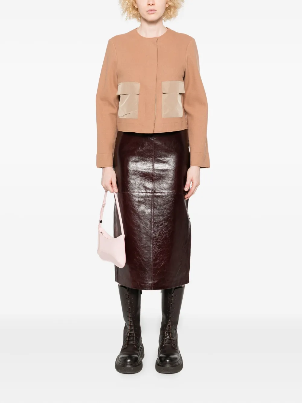 Niu boléro à poches plaquées | Vestes courtes | Image 2