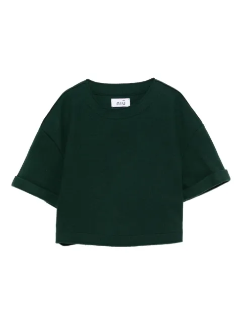Niu cropped T-shirt