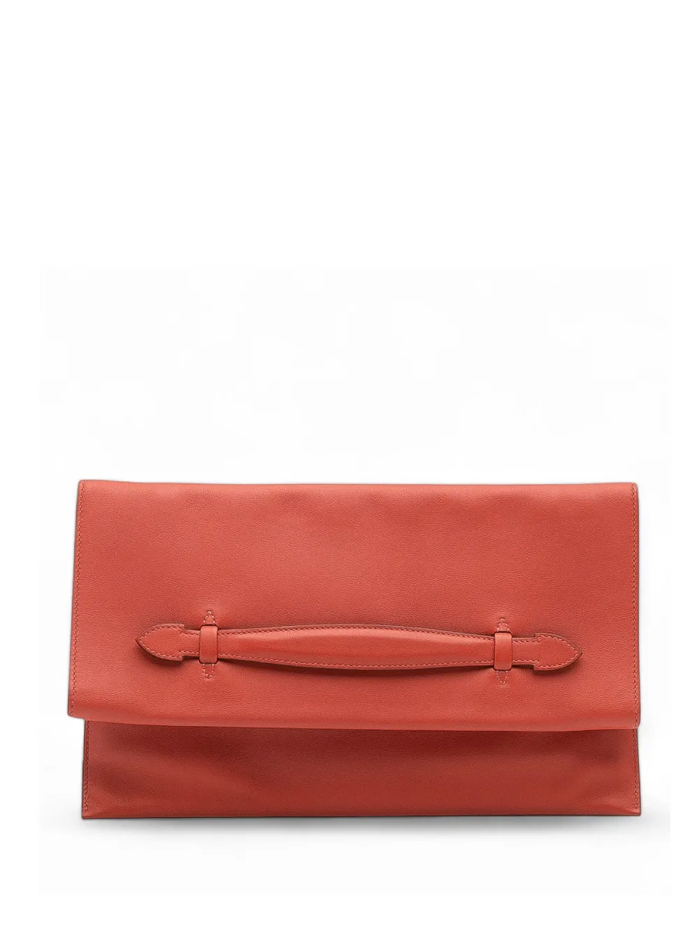 Hermès Pre-Owned 2015 Evercolor Pliplat clutch bag | Red | Image 1