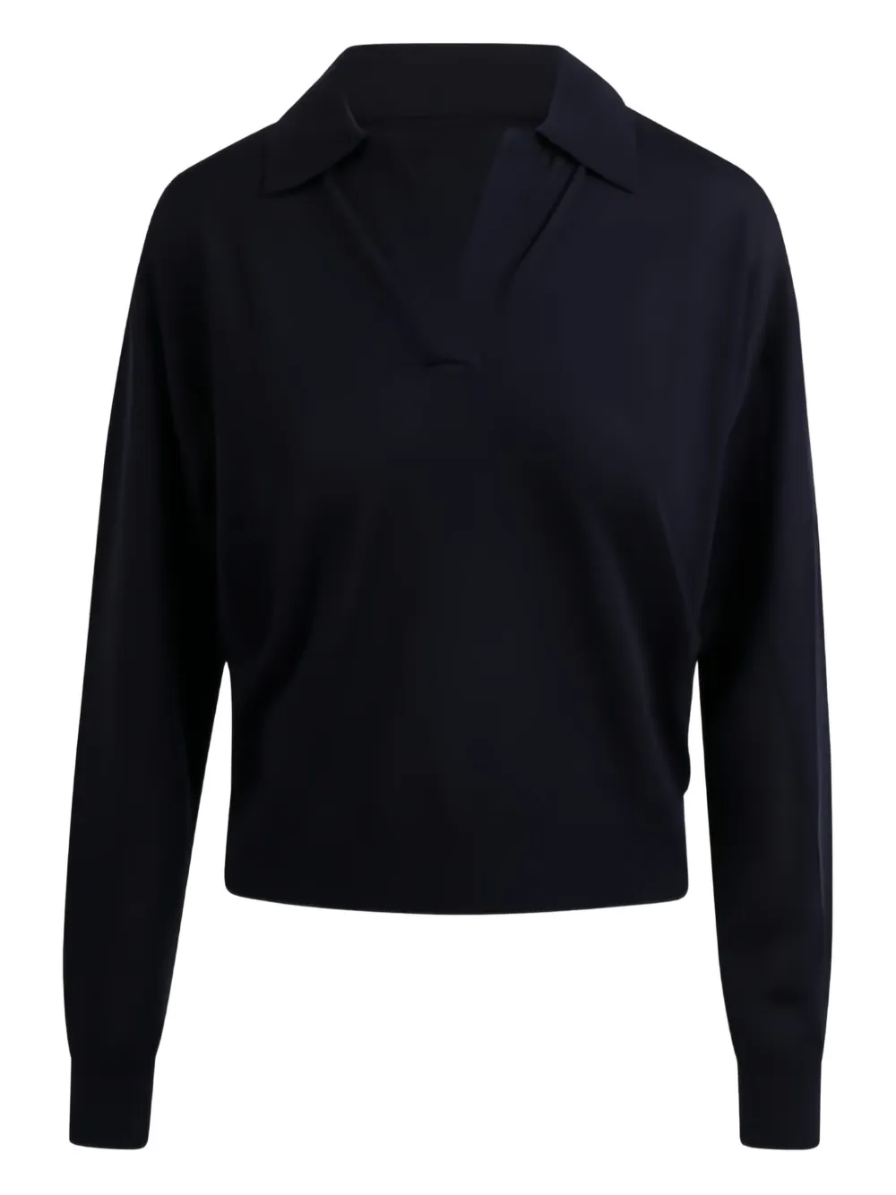 Soeur Collar long-sleeve top - Blu