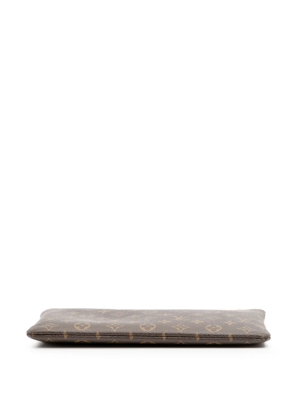 Pre-owned Louis Vuitton 2017 Monogram Daily Pouch Clutch Bag In Brown