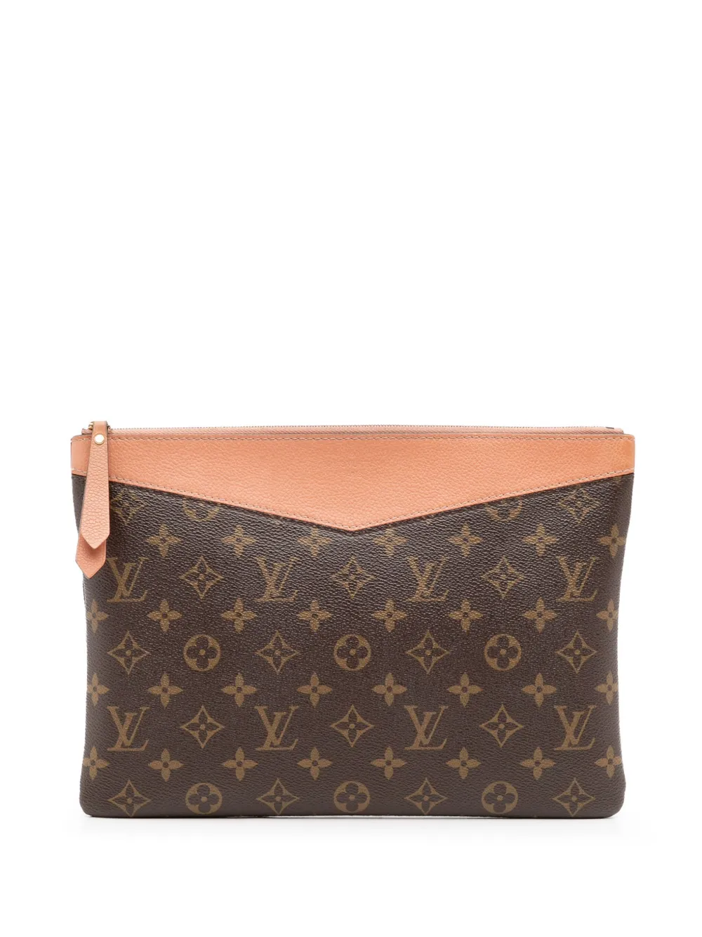 Louis Vuitton Pre-Owned 2017 Monogram Daily Pouch clutch bag | Brown | Image 1