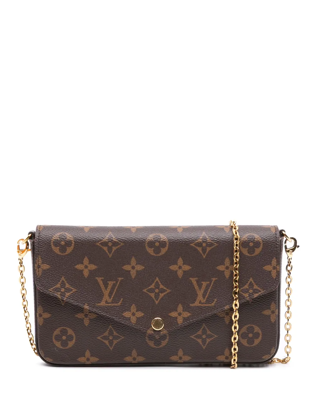 Louis Vuitton Pre-Owned 2021-2025 Monogram Pochette Felicie crossbody bag | Brown | Image 1
