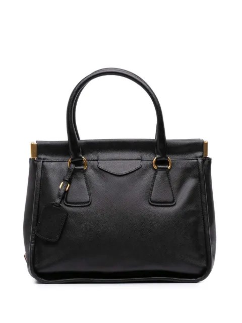 Prada Pre-Owned 2010-2025 Saffiano Lucido Top Handle Frame tote bag