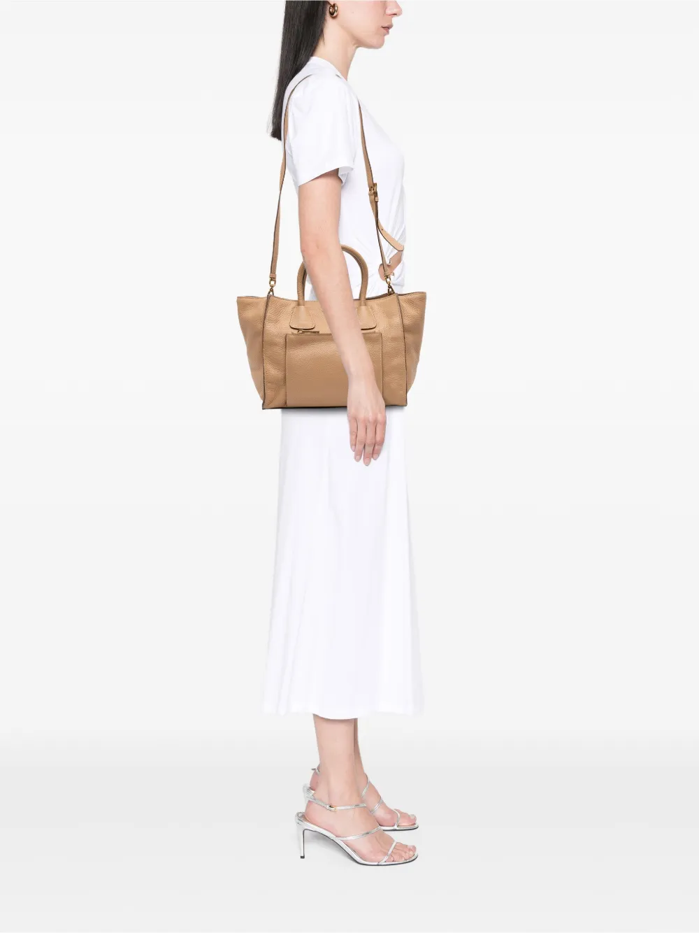 Prada Pre-Owned 2013-2025 Vitello Phenix Shopping Tote satchel | Pre-Owned | Image 2