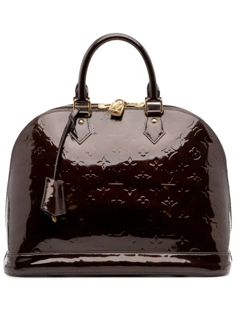 Louis Vuitton Pre-Owned 2014 Monogram Vernis Alma MM handbag
