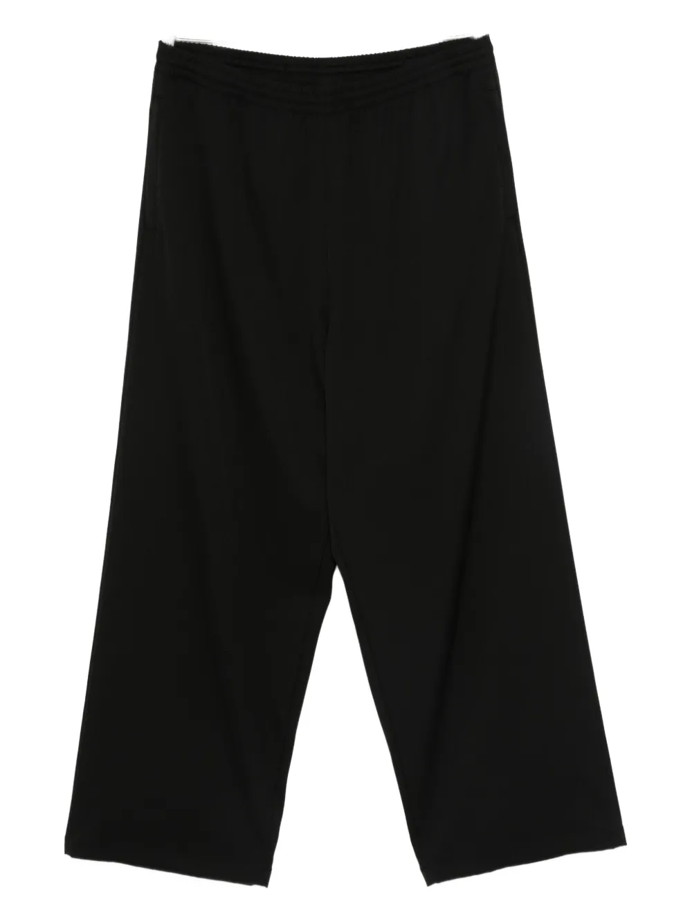 Balenciaga Elastic-waist Trousers In Black